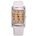Fashion square belt watch brown glass mirror quartz casual wrist watch wholesalepicture14