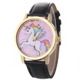 Cute childrens pony unicorn rainbow wings belt quartz ladies casual watch wholesalepicture14