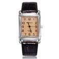 Fashion square belt watch brown glass mirror quartz casual wrist watch wholesalepicture16