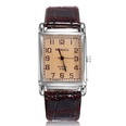 Fashion square belt watch brown glass mirror quartz casual wrist watch wholesalepicture17