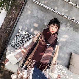Cloth Korea  Cashmere scarf  blue NHCM1490bluepicture17