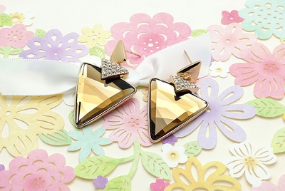 Alloy Fashion Geometric earring  Rose alloy champagne NHLJ4098Rosealloychampagnepicture8