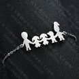 TitaniumStainless Steel Fashion Cartoon bracelet  Steel color NHHF1032Steelcolorpicture3