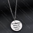 TitaniumStainless Steel Fashion Sweetheart necklace  Love NHHF1023Lovepicture6