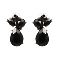 Imitated crystalCZ Fashion Geometric earring  black NHJJ5116blackpicture9