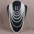Beads Fashion Geometric necklace  creamywhite NHCT0305creamywhitepicture2