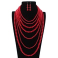 Beads Fashion Geometric necklace  creamywhite NHCT0305creamywhitepicture3