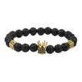 Natural Stone Fashion Animal bracelet  Black crown NHYL0206Blackcrownpicture10