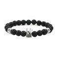 Natural Stone Fashion Animal bracelet  Black crown NHYL0206Blackcrownpicture11