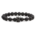 Natural Stone Fashion Geometric bracelet  black NHYL0085blackpicture3