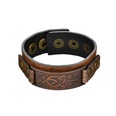 Leather Fashion Geometric bracelet  black NHBQ1673blackpicture5