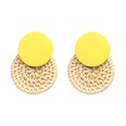 Alloy Fashion Geometric earring  yellow NHJJ5050yellowpicture6