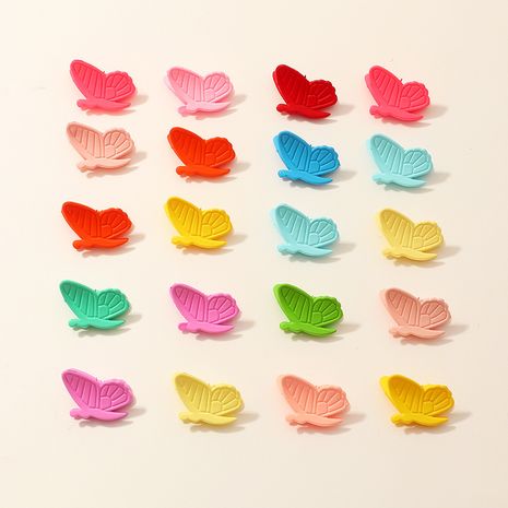 color butterfly hairpin hair concave shape soil cool cute little butterfly hair accessories wholesale NHAU240846's discount tags