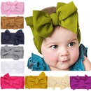 Europisches und amerikanisches beliebtes elastisches Stirnband fr Kinder mit einfarbiger Schleife fr Neugeborenepicture8