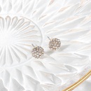 Fashion design jewelry simple geometric round rhinestone Korean wild alloy womens earringspicture15