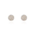Fashion design jewelry simple geometric round rhinestone Korean wild alloy womens earringspicture18