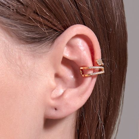 retro snake-shaped ear clips simple full diamond c-shaped ear bone clip fashion earrings wholesale nihaojewelry's discount tags