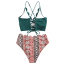 hot sale sexy women print split bikini swimsuit wholesale nihaojewelrypicture12