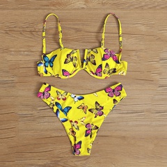 hot sale sexy print split bikini swimsuit wholesale nihaojewelry
