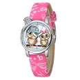 Cute and sweet style owl pattern belt watch diamond British hand watch wholesalepicture24