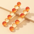 Horquilla de bola de color caramelo de Corea pinza de pelo lateral simple horquilla coreana al por mayorpicture8