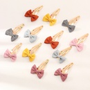 Nuevo Bowknot BB Clip Simple Beautiful Cute Children Hair Clips Setpicture6