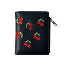 New Korean Hot Sale Lychee Pattern Cherry Embroidered Ladies Wallet Short Student Coin Pursepicture14