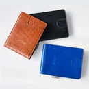 Korean leather short zipper coin purse multicard mens wallet wholesalepicture12