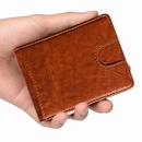 Korean leather short zipper coin purse multicard mens wallet wholesalepicture15