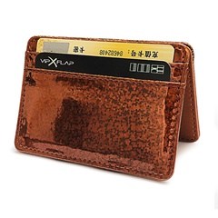 Coréen laser sequin sac magique dames porte-monnaie mini porte-cartes portefeuille en gros
