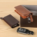 Fashion mens leather zipper multifunction car key clip wholesalepicture10