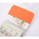 Korean buckle frosted ladies 19digit bank fashion vertical card holder storage card walletpicture12