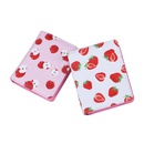 Multifunctional leather girls cartoon zipper buckle strawberry coin purse wholesalepicture4