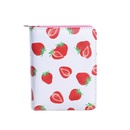Multifunctional leather girls cartoon zipper buckle strawberry coin purse wholesalepicture7