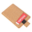 Fashion linen ultrathin mens ID card holder work card hot sale wholesalepicture13