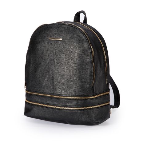 new trend small backpack soft zipper backpack Korean fashion all-match women's bag wholesale NHBN242554's discount tags