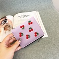 New Korean Hot Sale Lychee Pattern Cherry Embroidered Ladies Wallet Short Student Coin Pursepicture17