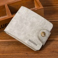 Korean style short PU soft buckle retro wallet men39s horizontal multicard wallet multifunctional bagpicture17