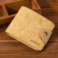 Korean style short PU soft buckle retro wallet men39s horizontal multicard wallet multifunctional bagpicture18