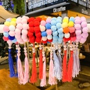 Farbe Blle Haar Seil Ball Quaste Koreanische Stil kleines Mdchen Krawatte Haar Gummiband Grohandelpicture10