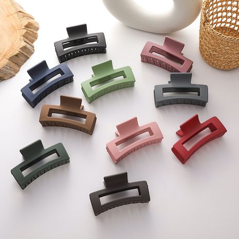 Korea simple square type back head plate hair ornaments bath shark clip wholesale's discount tags