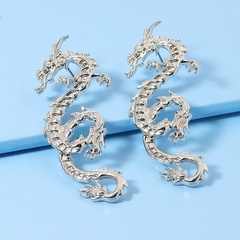 popular new pair of metal dragon hot selling earrings wholesale