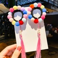 Farbe Blle Haar Seil Ball Quaste Koreanische Stil kleines Mdchen Krawatte Haar Gummiband Grohandelpicture17