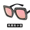Plastic Fashion  glasses  Bright black full gray NHKD0052Brightblackfullgraypicture20