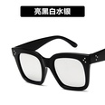 Plastic Vintage  glasses  Bright black all gray NHKD0030Brightblackallgraypicture8
