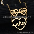 TitaniumStainless Steel Korea  necklace  Steel color NHHF0676Steelcolorpicture5