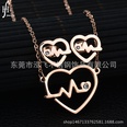 TitaniumStainless Steel Korea  necklace  Steel color NHHF0676Steelcolorpicture6