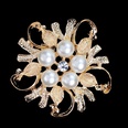 Alloy Fashion Flowers A brooch  18 k white Aa027  B NHDR268518kwhiteAa027Bpicture9