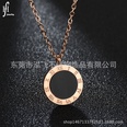 TitaniumStainless Steel Korea Geometric necklace  Steelwhite shell NHHF0253Steelwhiteshellpicture14