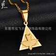 TitaniumStainless Steel Korea Geometric necklace  Shell  Owl NHHF0180ShellOwlpicture11
